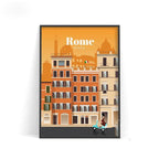 World City Travel Poster Wall Decoration - Grand Goldman