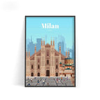 World City Travel Poster Wall Decoration - Grand Goldman
