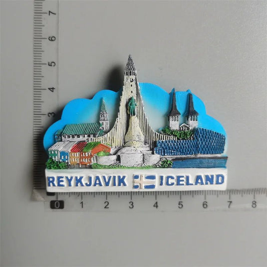 World Tourist Fridge Magnets Windsor GRAN CANARIA Barcelona Greece Iceland Finland Poland Germany Sweden Resin Magnetic Stickers - Grand Goldman
