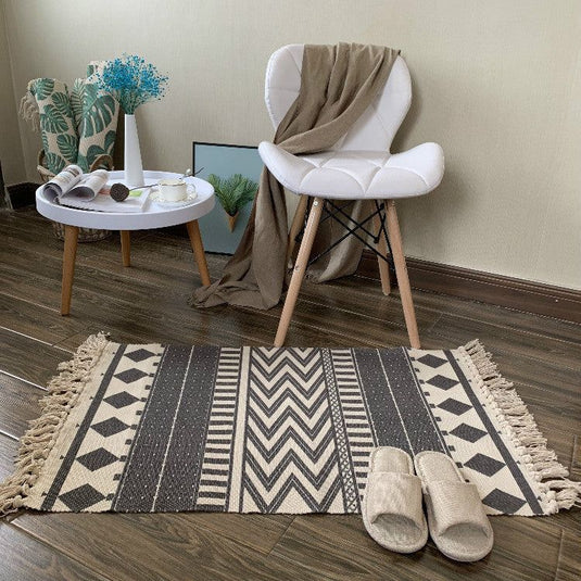 Woven household tassel carpet - Grand Goldman