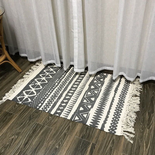 Woven household tassel carpet - Grand Goldman