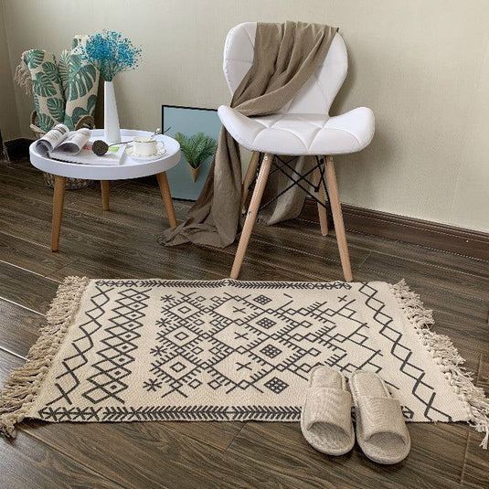 Woven household tassel carpet - Grand Goldman