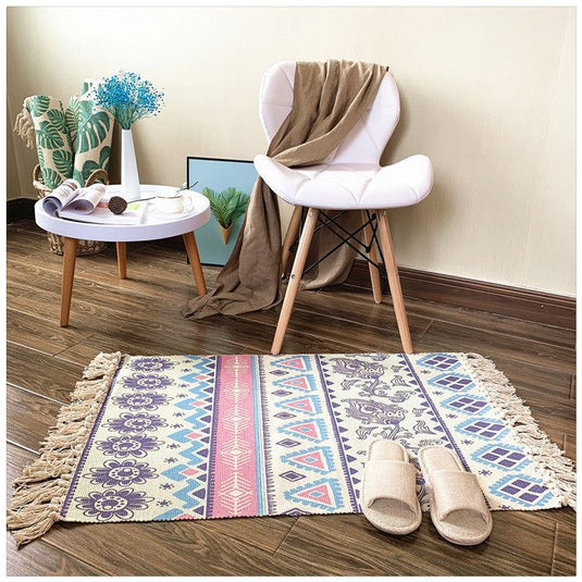 Woven household tassel carpet - Grand Goldman