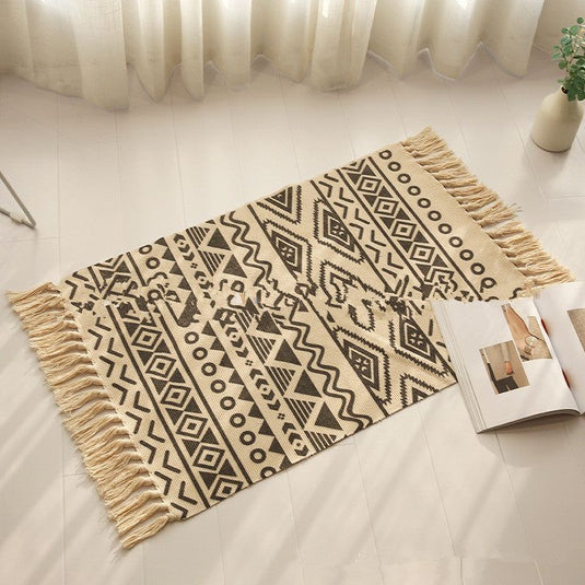 Woven household tassel carpet - Grand Goldman