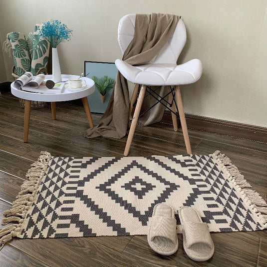 Woven household tassel carpet - Grand Goldman