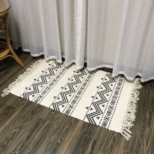 Woven household tassel carpet - Grand Goldman