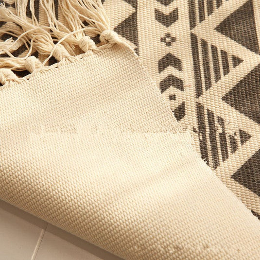 Woven household tassel carpet - Grand Goldman