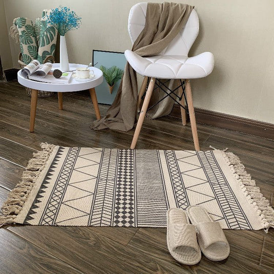 Woven household tassel carpet - Grand Goldman