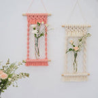 Woven Tapestry, Cotton Rope, Wall Hanging And Dried Flower Decoration - Grand Goldman