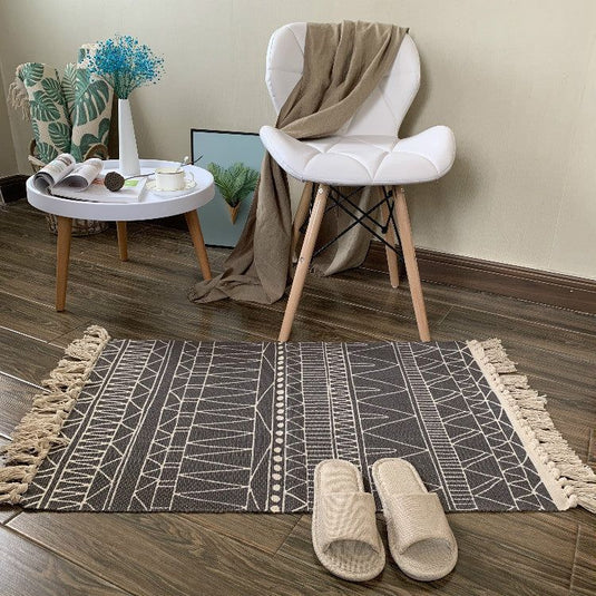 Woven household tassel carpet - Grand Goldman