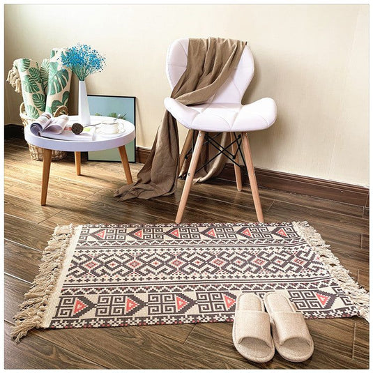 Woven household tassel carpet - Grand Goldman