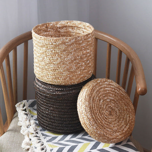 Woven storage basket - Grand Goldman