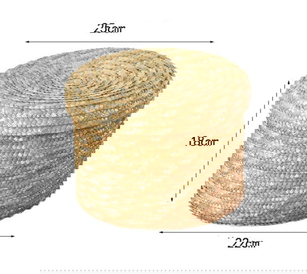 Woven storage basket - Grand Goldman