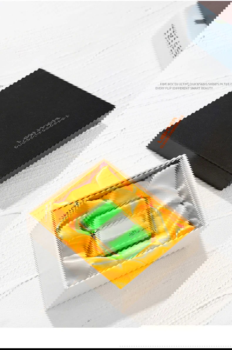 X-STRONG™ Luminous Quicksand Gas Lighter - Fluorescent Windproof Cigarette Accessory & Smoker Gift - Grand Goldman