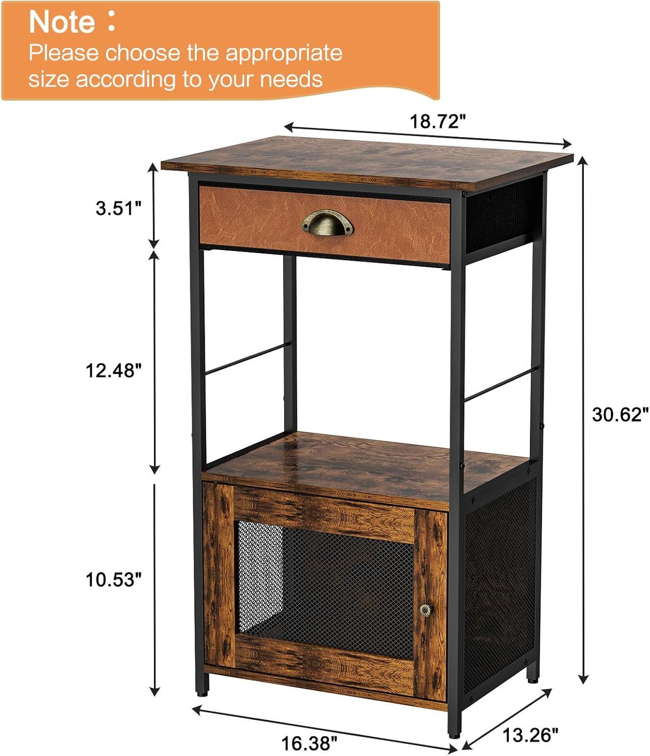 X-cosrack Coffee Bar Station, 3-Tier Small Coffee Stand Station with Storage, Farmhouse-Style Coffee Bar Cabinet Featuring 1-Door Cabinet Ideal for Living Room, Entryway, Kitchen - Grand Goldman