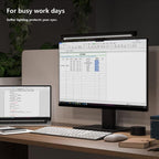 Xiaomi Mi Computer Monitor Light Bar - Easy Installation, Extra Computer Lighting w/o Taking Desktop Space, with Wireless Remote Control Adjusting Lights Easily - Grand Goldman