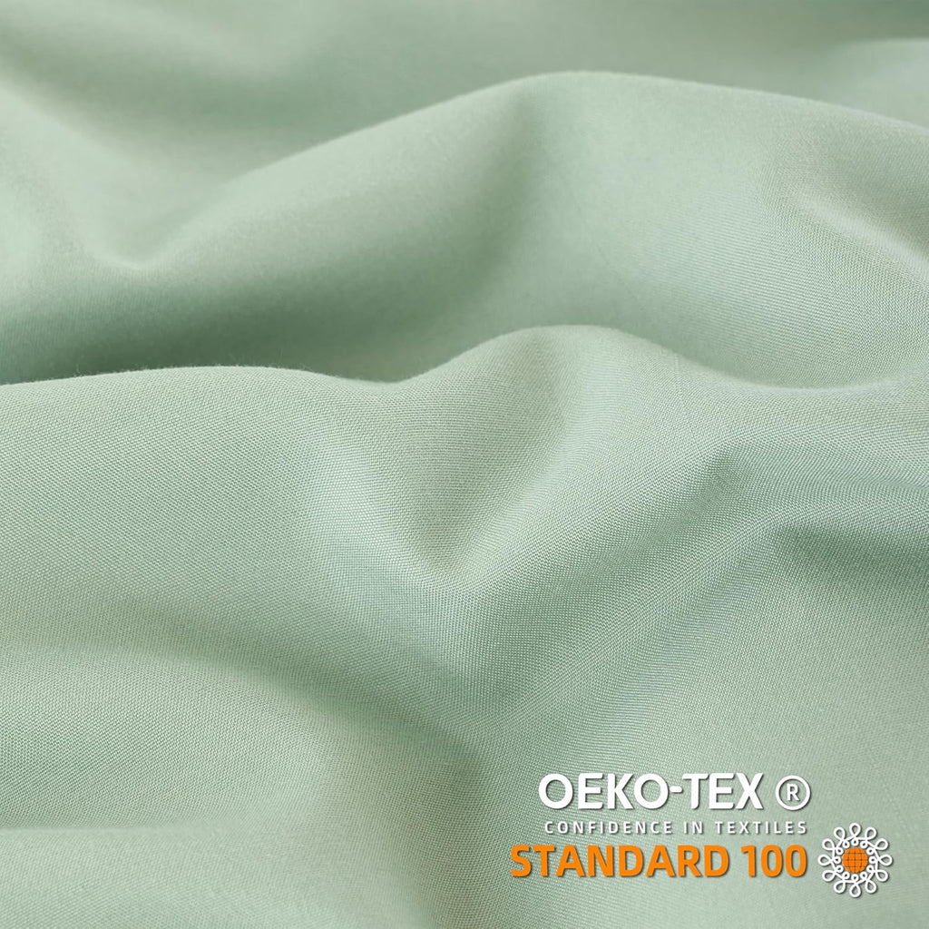 YIRDDEO Queen Comforter Set - Comforter Queen Size Sets with Ball Pom Fringe, Soft Bedding Set for All Seasons - 3 Pieces, 1 Comforter (90"x90") & 2 Pillow Shams (20"x26"), Sage Green - Grand Goldman