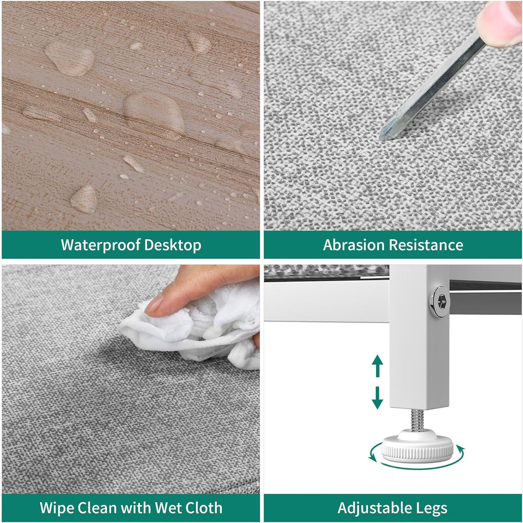 YITAHOME Dresser for Bedroom, 7 Drawers Fabric Dresser, Organizer Unit for Living Room, Hallway, Closets - Sturdy Steel Frame, Wooden Top & Easy Pull Fabric Bins - Grand Goldman