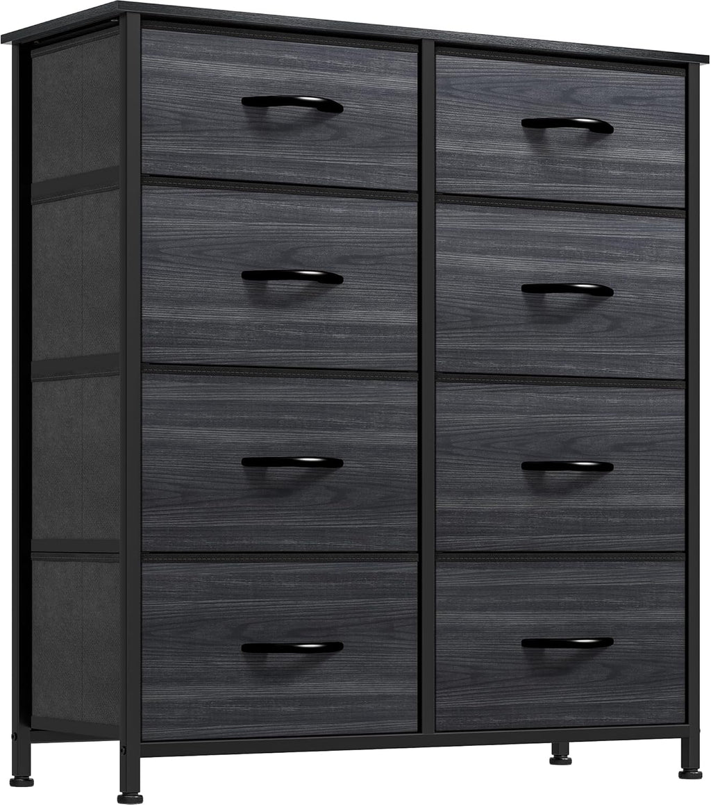 YITAHOME Dresser for Bedroom, 7 Drawers Fabric Dresser, Organizer Unit for Living Room, Hallway, Closets - Sturdy Steel Frame, Wooden Top & Easy Pull Fabric Bins - Grand Goldman