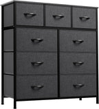 YITAHOME Dresser for Bedroom, 7 Drawers Fabric Dresser, Organizer Unit for Living Room, Hallway, Closets - Sturdy Steel Frame, Wooden Top & Easy Pull Fabric Bins - Grand Goldman