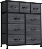 YITAHOME Dresser for Bedroom, 7 Drawers Fabric Dresser, Organizer Unit for Living Room, Hallway, Closets - Sturdy Steel Frame, Wooden Top & Easy Pull Fabric Bins - Grand Goldman