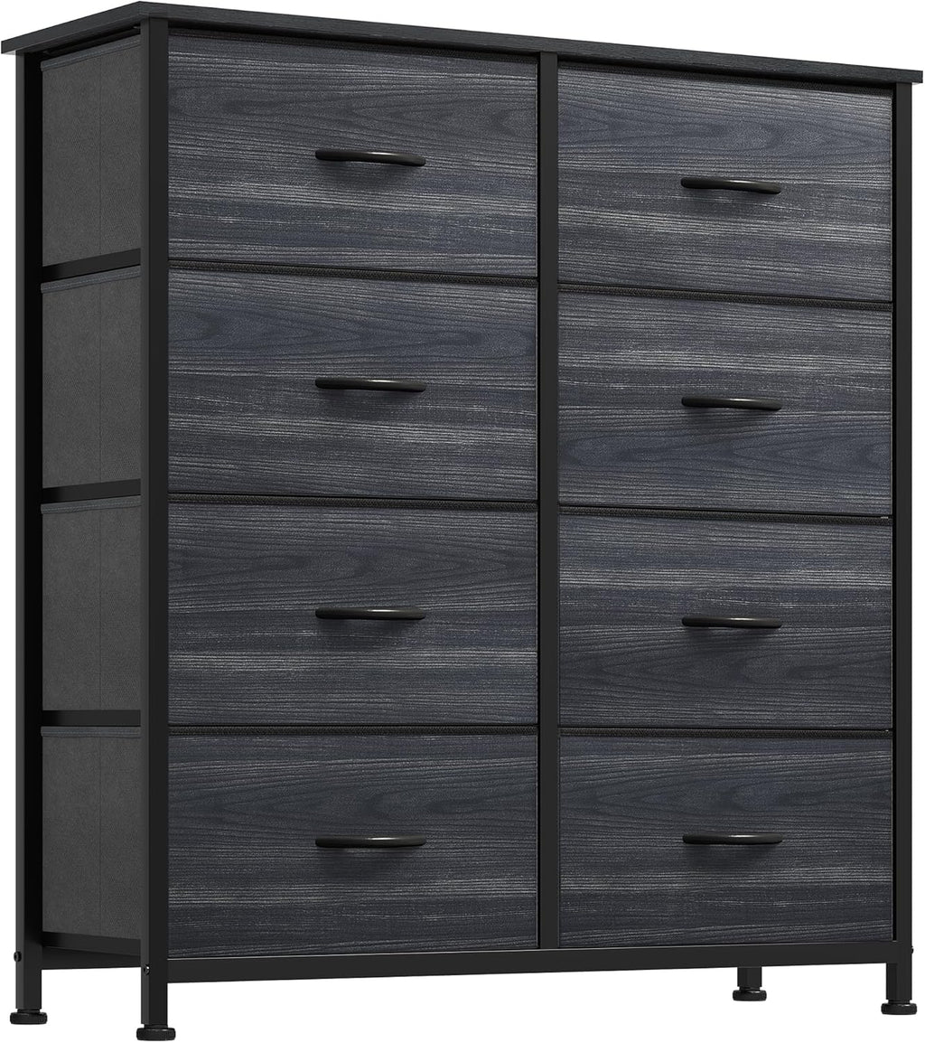 YITAHOME Dresser for Bedroom, 7 Drawers Fabric Dresser, Organizer Unit for Living Room, Hallway, Closets - Sturdy Steel Frame, Wooden Top & Easy Pull Fabric Bins - Grand Goldman