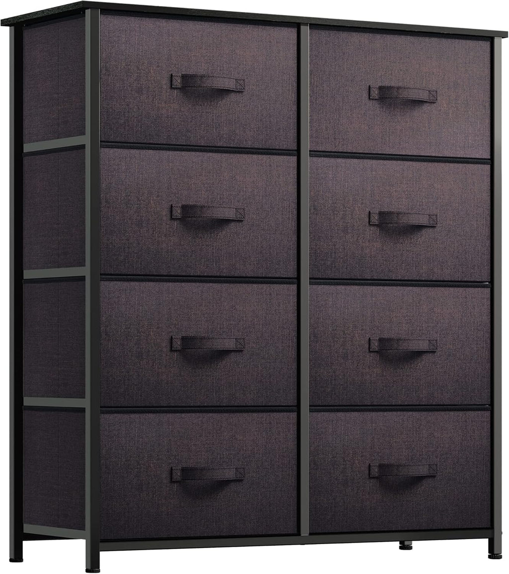 YITAHOME Dresser for Bedroom, 7 Drawers Fabric Dresser, Organizer Unit for Living Room, Hallway, Closets - Sturdy Steel Frame, Wooden Top & Easy Pull Fabric Bins - Grand Goldman