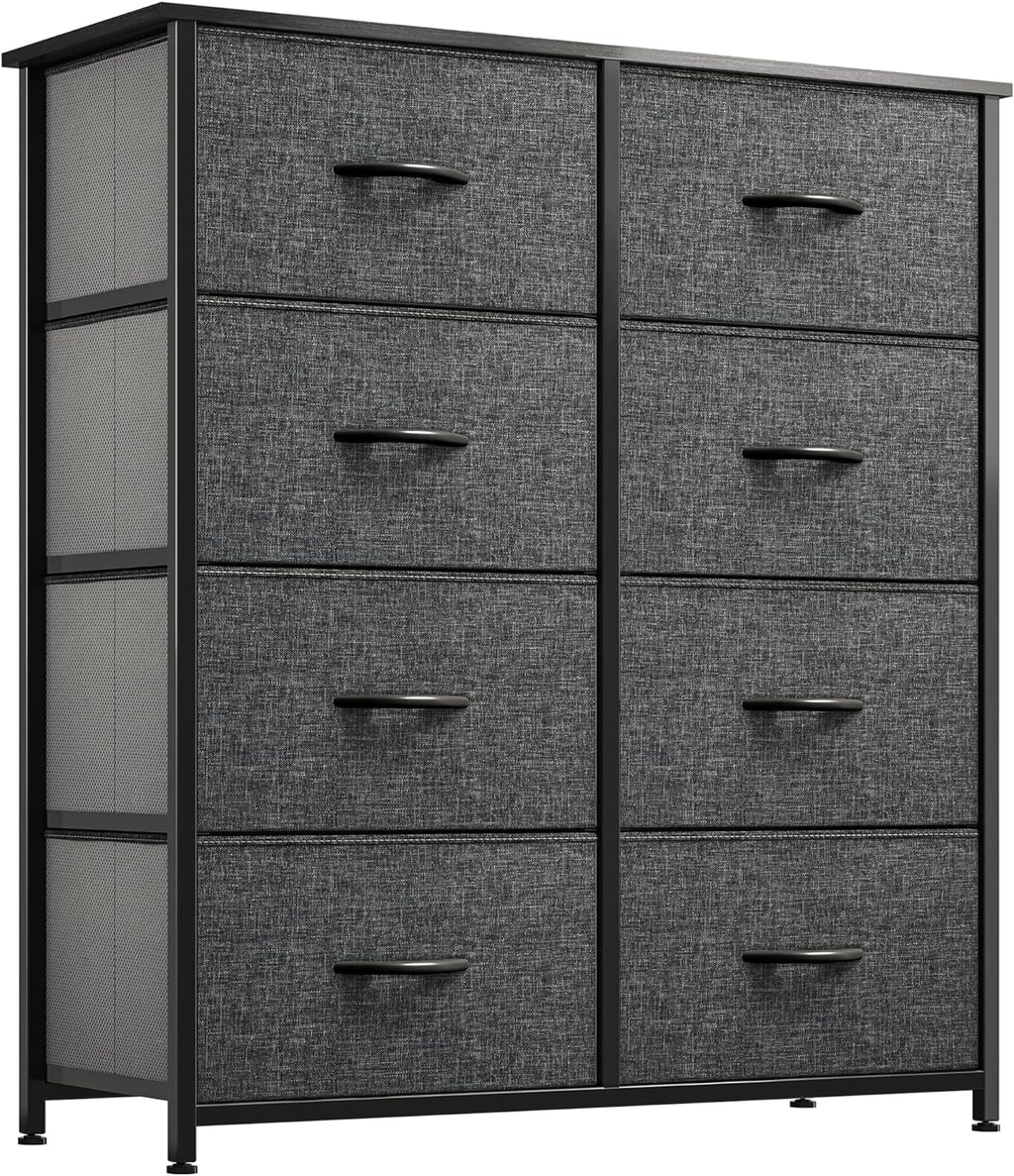 YITAHOME Dresser for Bedroom, Fabric Dresser with 8 Drawers,Tall Dresser,Chest of Drawers for Closet - Grand Goldman