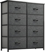 YITAHOME Dresser for Bedroom, Fabric Dresser with 8 Drawers,Tall Dresser,Chest of Drawers for Closet - Grand Goldman