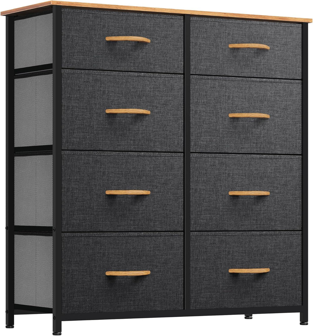 YITAHOME Dresser for Bedroom, Fabric Dresser with 8 Drawers,Tall Dresser,Chest of Drawers for Closet - Grand Goldman