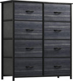 YITAHOME Dresser for Bedroom, Fabric Dresser with 8 Drawers,Tall Dresser,Chest of Drawers for Closet - Grand Goldman