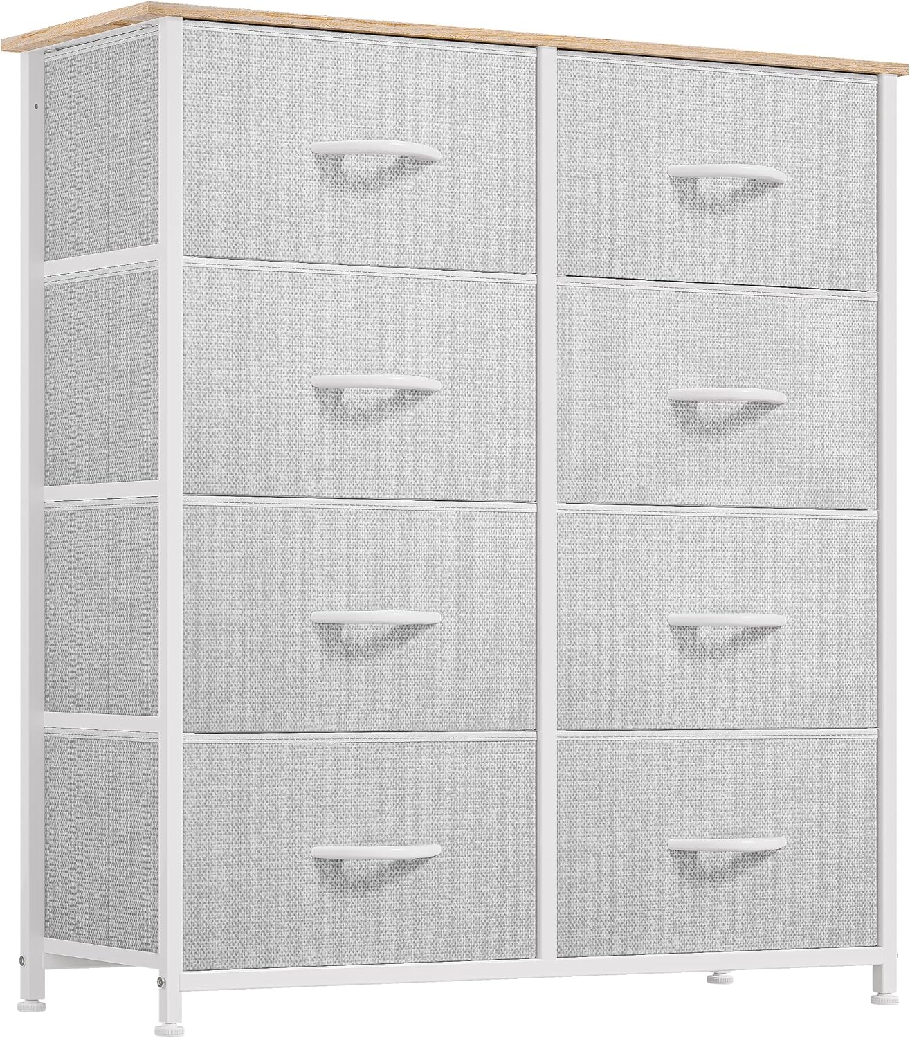 YITAHOME Dresser for Bedroom, Fabric Dresser with 8 Drawers,Tall Dresser,Chest of Drawers for Closet - Grand Goldman