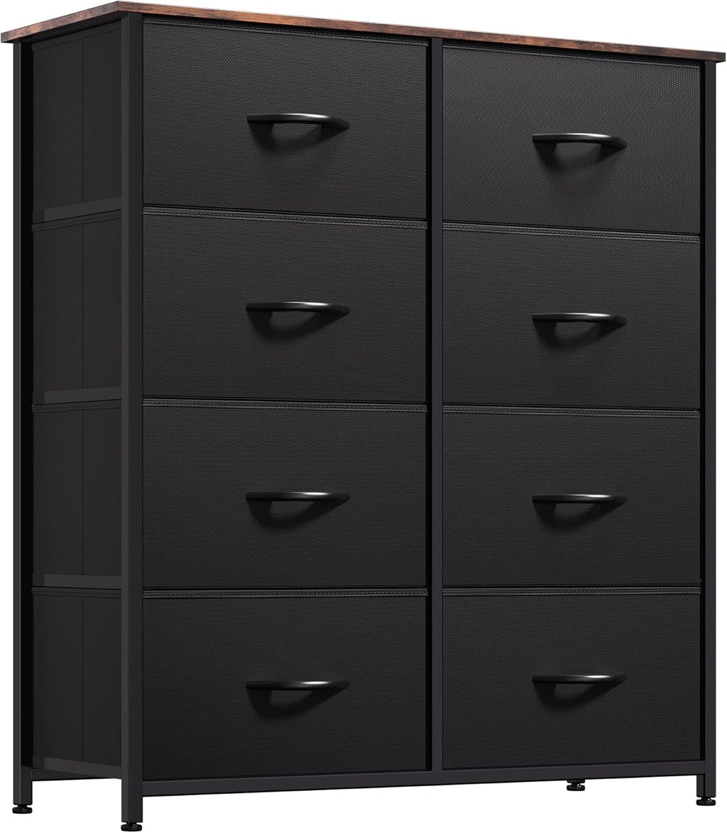 YITAHOME Dresser for Bedroom, Fabric Dresser with 8 Drawers,Tall Dresser,Chest of Drawers for Closet - Grand Goldman