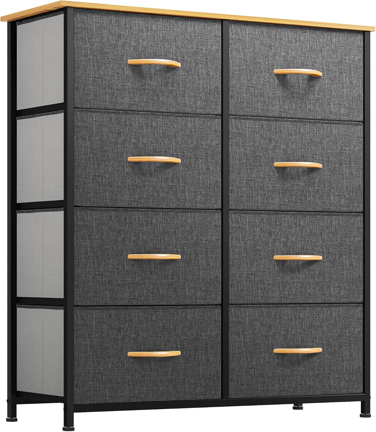 YITAHOME Dresser for Bedroom, Fabric Dresser with 8 Drawers,Tall Dresser,Chest of Drawers for Closet - Grand Goldman