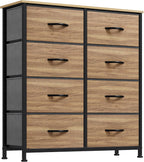YITAHOME Dresser for Bedroom, Fabric Dresser with 8 Drawers,Tall Dresser,Chest of Drawers for Closet - Grand Goldman