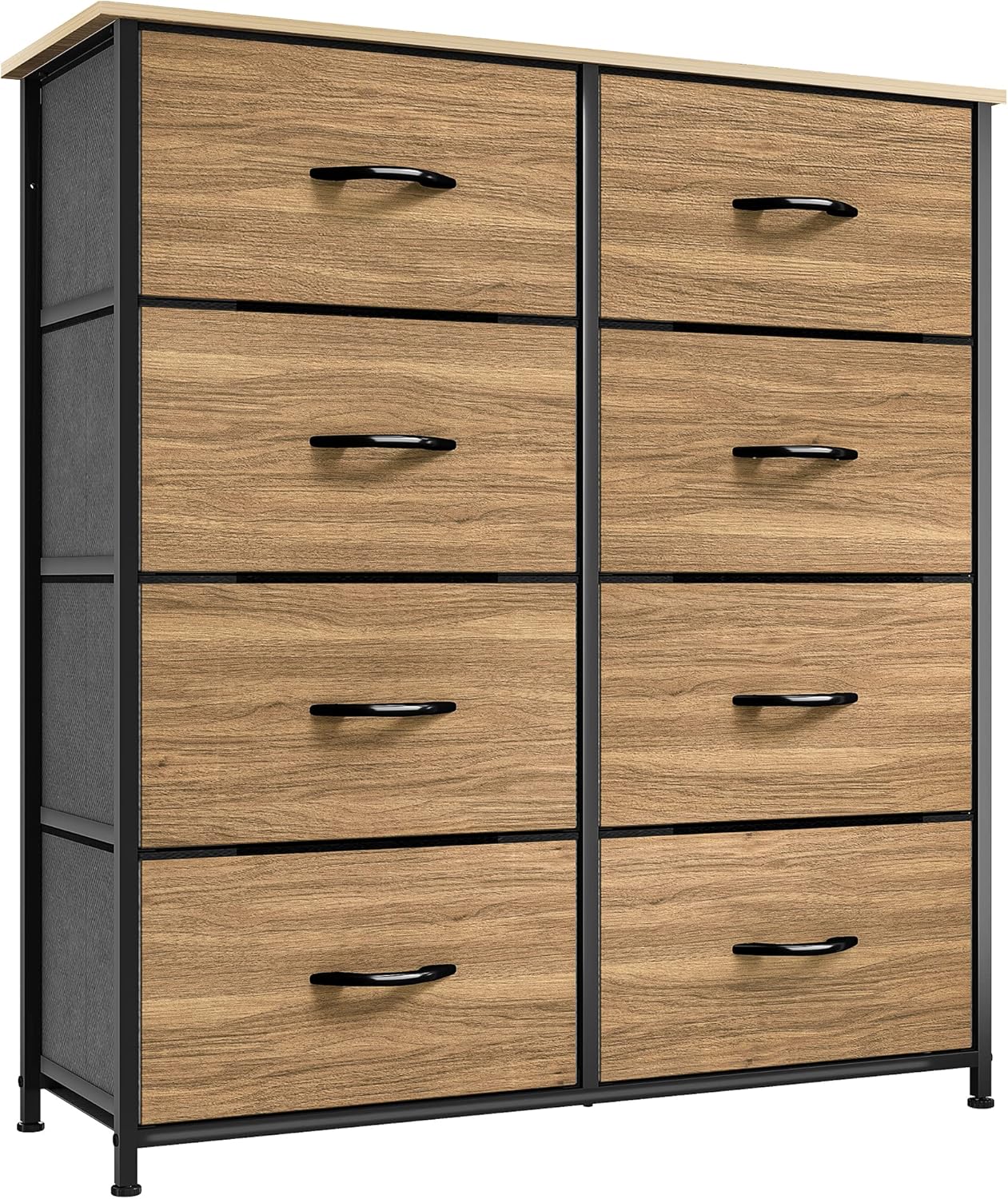 YITAHOME Dresser for Bedroom, Fabric Dresser with 8 Drawers,Tall Dresser,Chest of Drawers for Closet - Grand Goldman