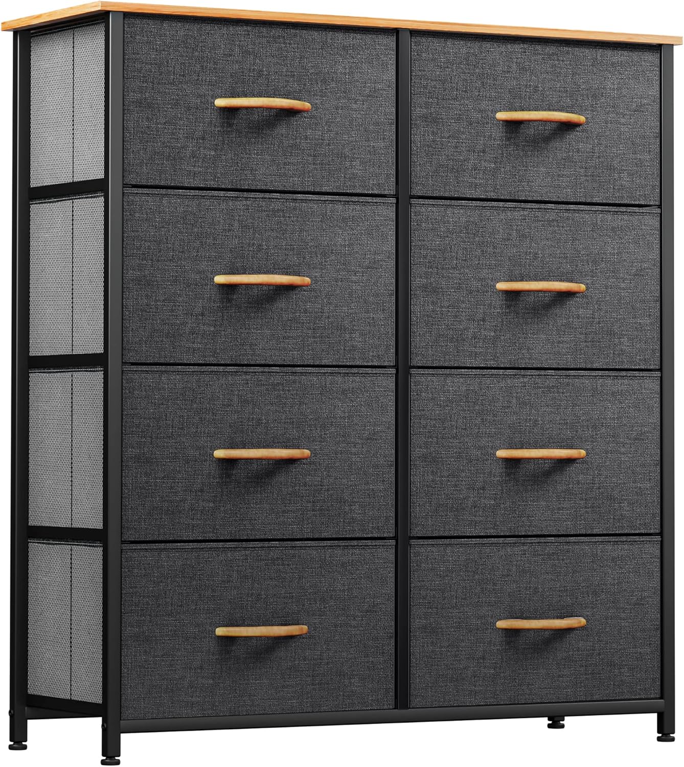 YITAHOME Dresser for Bedroom, Fabric Dresser with 8 Drawers,Tall Dresser,Chest of Drawers for Closet - Grand Goldman