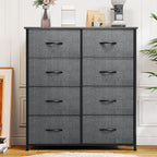 YITAHOME Dresser for Bedroom, Fabric Dresser with 8 Drawers,Tall Dresser,Chest of Drawers for Closet - Grand Goldman