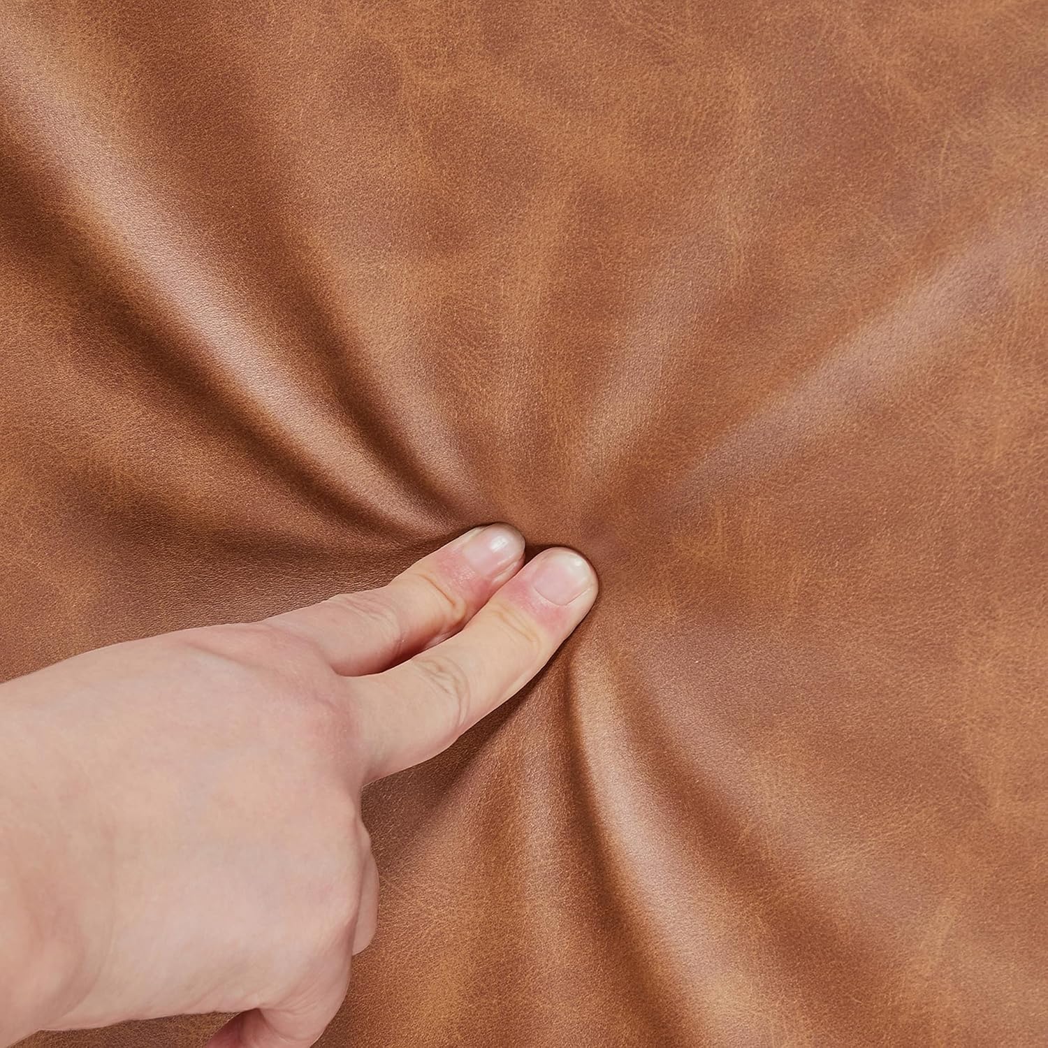 Yaheetech Accent Chair, PU Leather, Modern and Comfortable Armchairs, Upholstered Barrel Sofa Chair for Living Room Bedroom Waiting Room, 2PCS, Brown - Grand Goldman