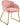 Yaheetech Flower Shape Velvet Vanity Chair Armchair, Modern Side Chair Makeup Chair no Wheels with Golden Metal Legs for Living Room/Dressing Room/Bedroom/Home Office/Kitchen, Pink - Grand Goldman
