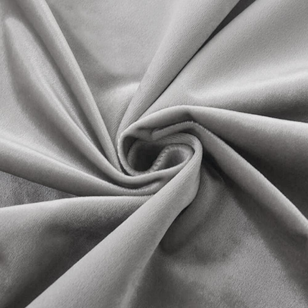 Yaheetech Living Room Chair, Velvet Accent Upholstered Barrel Sitting Chair with Armrest and Low Back for Bedroom, Grey - Grand Goldman