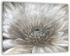 Yihui Arts White Flower Canvas Wall Art Painting, Floral Canvas Pictures Aesthetic Botanical Artwork for Bedroom Living Room Bathroom Decor - Grand Goldman
