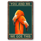 Yoga Because Murder is Wrong Animals Metal Tin Signs Posters Plate Wall Decor for Bars Man Cave Cafe Clubs Retro Posters Plaque - Grand Goldman