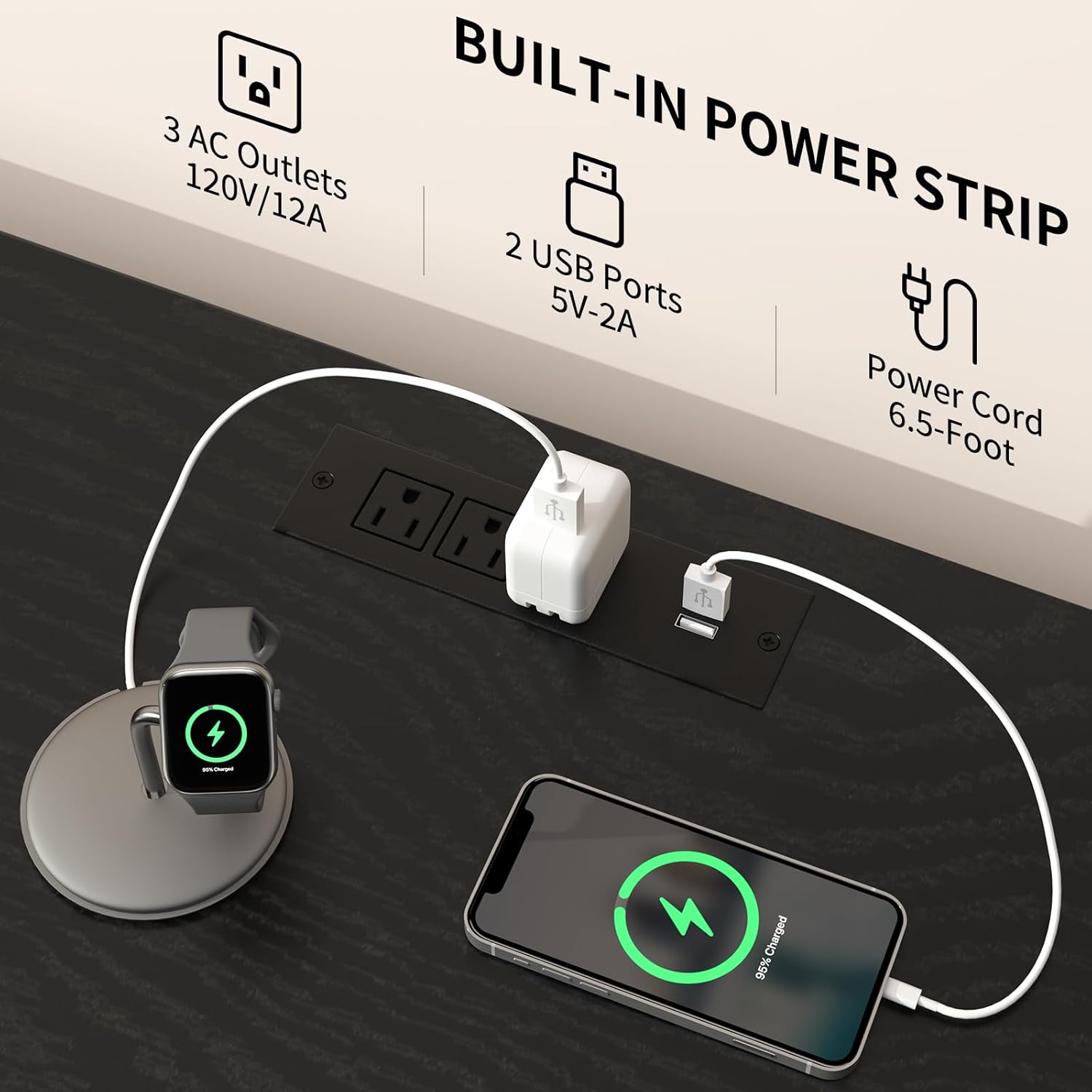 Yoobure TV Stand Dresser for Bedroom, 7 Fabric Drawers Entertainment Center, LED Dressers with Power Outlets, TV Stands for Living Room with Storage Shelf, TV Console Entertainment Stand up to 50" TV - Grand Goldman