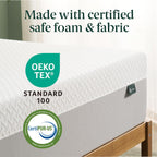 ZINUS 10 Inch Green Tea Essential Memory Foam Mattress [New Version], Queen, Fiberglass Free, Medium Feel, Breathable Airflow Memory Foam, Certified Safe Foams & Fabric, Mattress in A Box - Grand Goldman