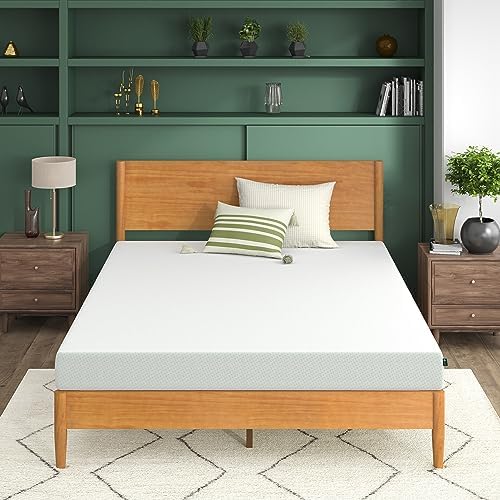 ZINUS 5 Inch Green Tea Memory Foam Mattress [New Version], Twin, Fiberglass free, Medium Firm Feel, Zoned Pressure Relief, Certified Safe Foams & Fabric, Mattress in A Box - Grand Goldman