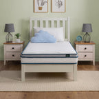 ZINUS 6 Inch Spring Sensation Hybrid Mattress [New Version], Medium Firm Feel, Fiberglass Free, Youth and Guest Bedroom, Mattress in A Box, Twin - Grand Goldman