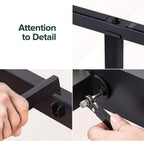 ZINUS Lorelei 14 Inch Metal Platform Bed Frame, Mattress Foundation with Steel Slat Support, No Box Spring Needed, Easy Assembly, Twin, Black - Grand Goldman