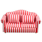 Dollhouse Mini Furniture Living Room Scene Sofa