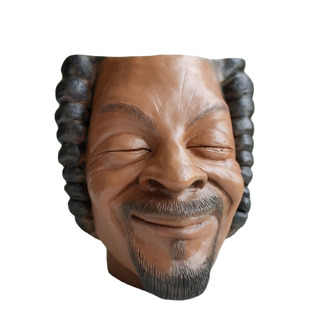 Hip Hop Portrait Personality Succulent Potted Office Home Desktop Pen Holder Storage Small Ornaments